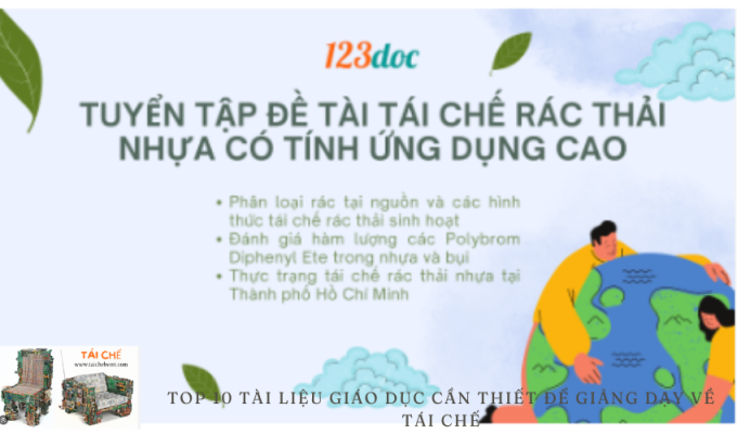 Top 10 tài liệu giáo dục cần thiết để giảng dạy về tái chế